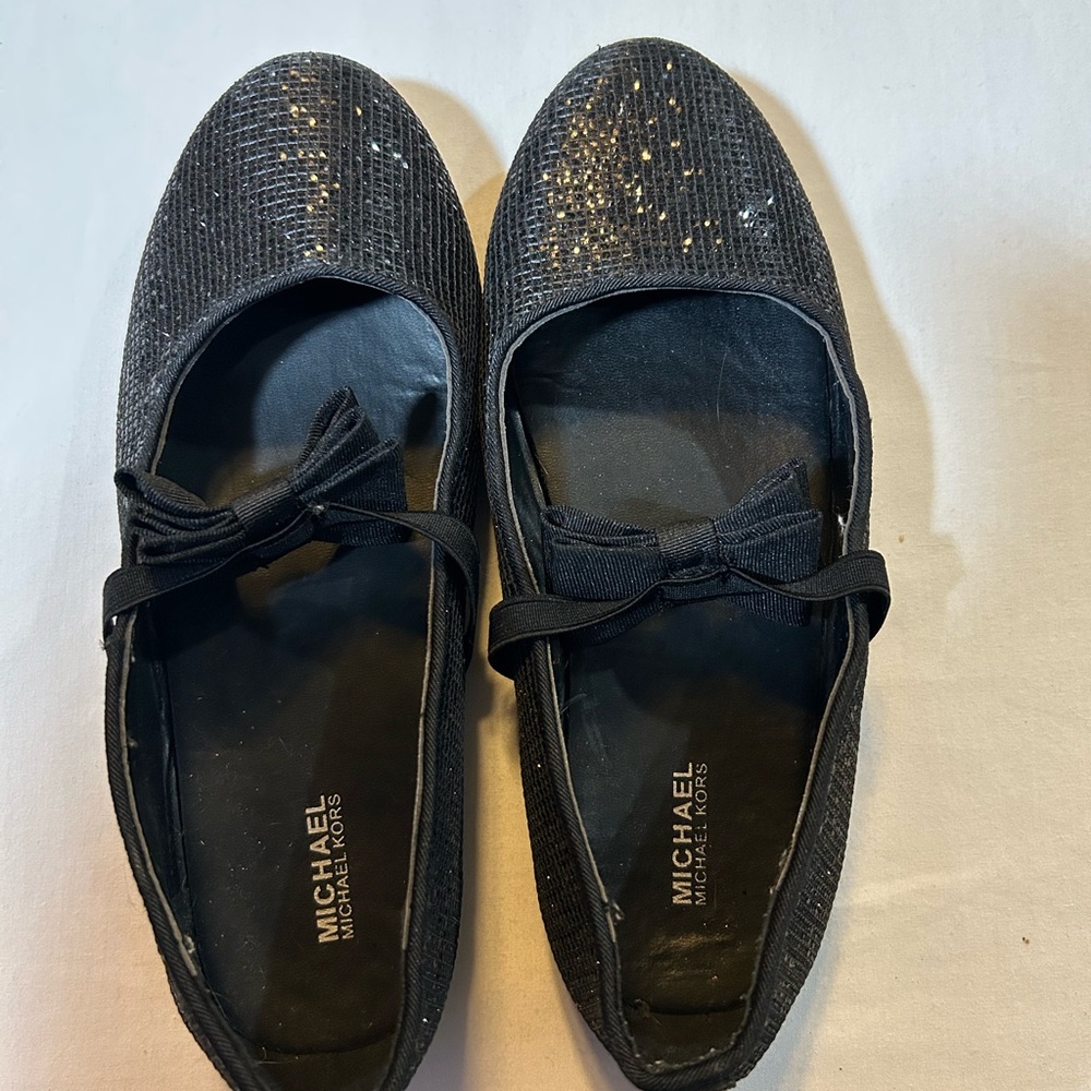 Michael Kors Glittery Black Dress Shoes